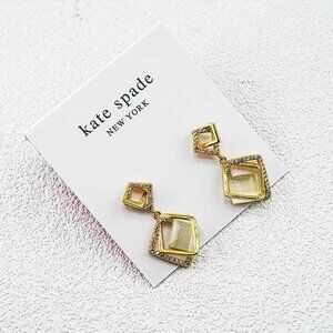 Kate Spade Square Pendant Stud Earrings